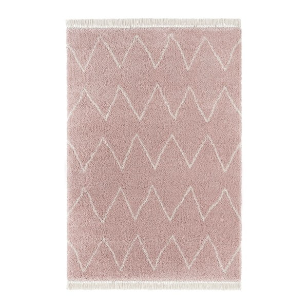 Růžový koberec Mint Rugs Rotonno, 80 x 150 cm