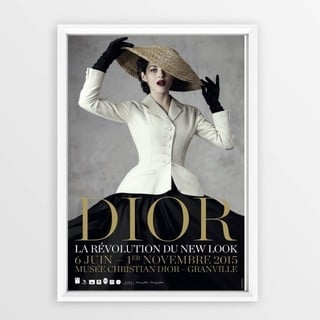 Nástěnný obraz v rámu Piacenza Art Dior With Hat, 23 x 33 cm