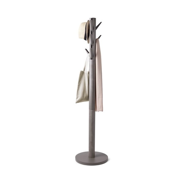 Šedý věšák z kaučukového dřeva Flapper – Umbra-image-4