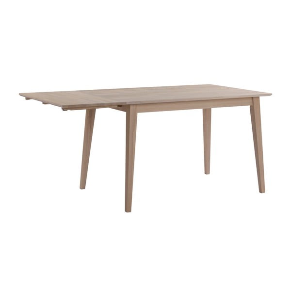 Matně lakovaný sklápěcí dubový jídelní stůl Rowico Filippa, 120 x 80 cm-image-4