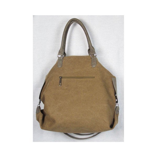 Hnědá plátěná taška Sorela Bushira-image-1