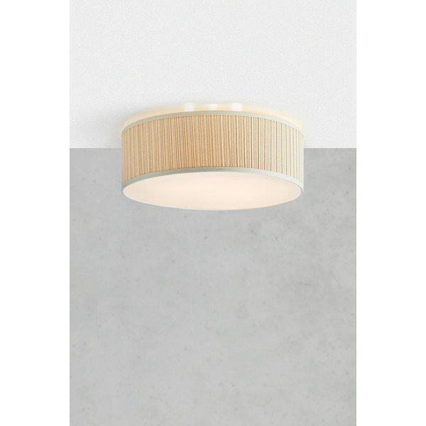 Béžové kovové stropní svítidlo s textilním stínidlem ø 57 cm Lux – Markslöjd-image-1