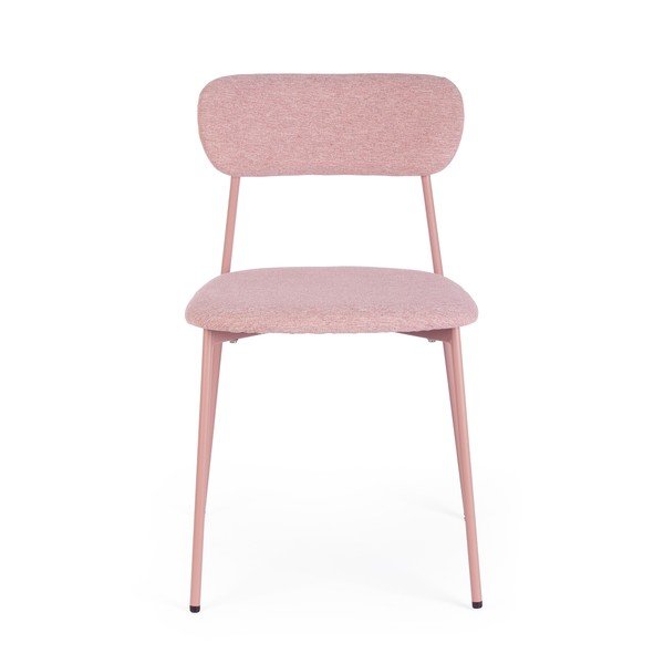 Růžová čalouněná jídelní židle Inka – Yes Everyday-image-2