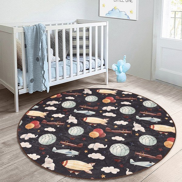 Dětský koberec ø 100 cm Comfort – Mila Home-image-4