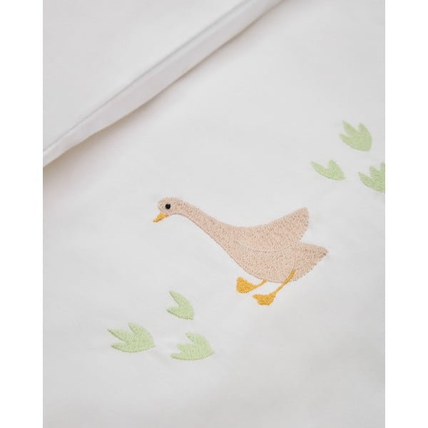 Bílé dětské povlečení do postýlky z bavlněného perkálu 70x140 cm Milu – Kave Home-image-2