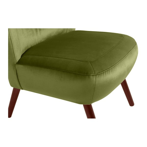 Zelené křeslo Max Winzer Sari Velvet-image-3