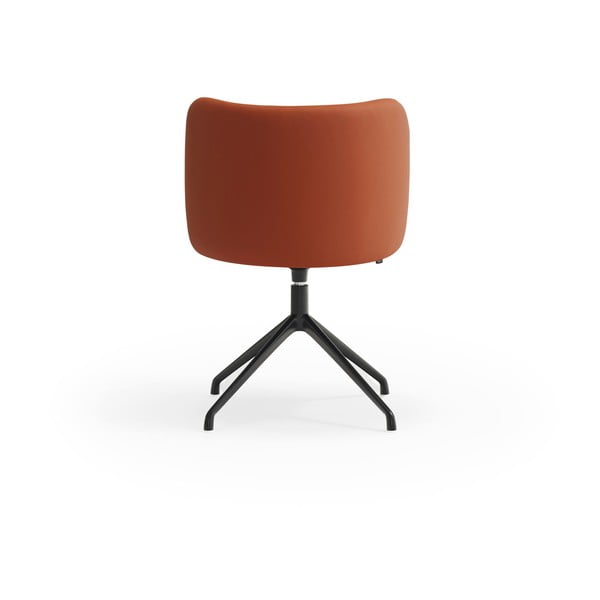 Oranžové čalouněné jídelní křeslo Mogi – Teulat-image-4