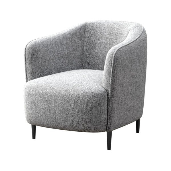 Světle šedé křeslo Galbe – Ghado-image-2