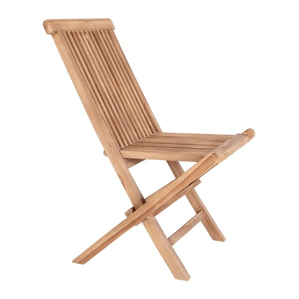 Dřevěné zahradní židle v přírodní barvě v sadě 2 ks Toledo – House Nordic-image-3