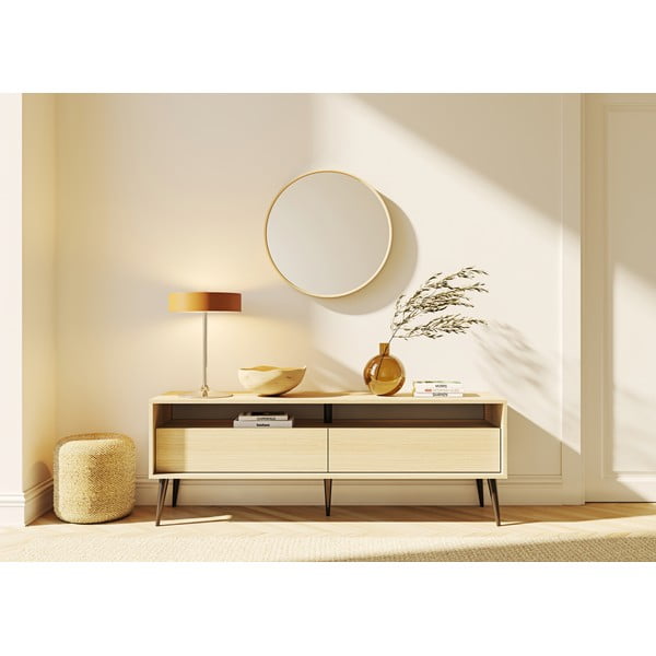 TV stolek v dekoru dubu v přírodní barvě 150x54 cm Lake – TemaHome-image-1