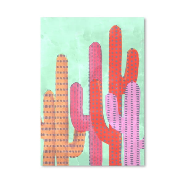 Plakát Americanflat Painted Cactus Li, 30 x 42 cm