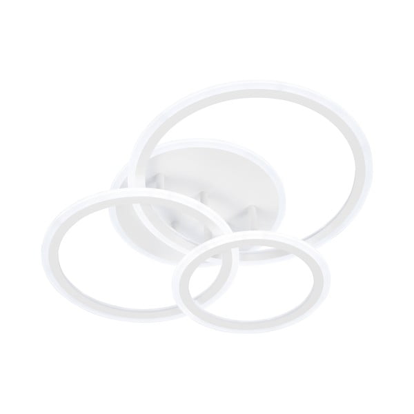 Bílé stmívatelné LED stropní svítidlo na dálkové ovládání 50,5x60 cm Gelder – Fischer & Honsel