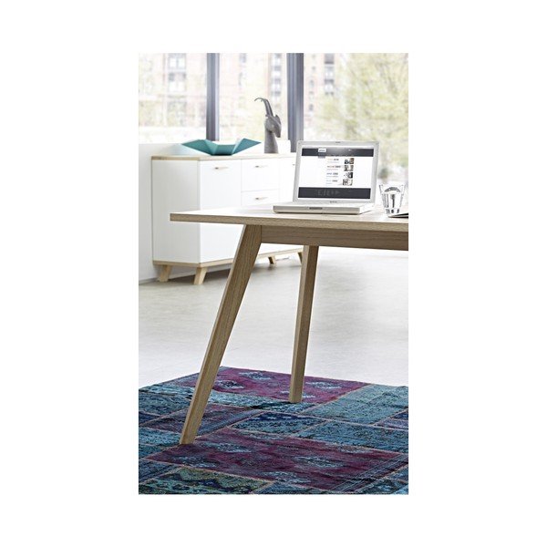 Pracovní stůl v dekoru dubu 144x145 cm Oslo - Germania-image-2