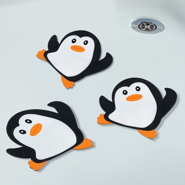 Dětské protiskluzové podložky v sadě 5 ks do vany 11x12 cm Pingy – Spirella-image-1