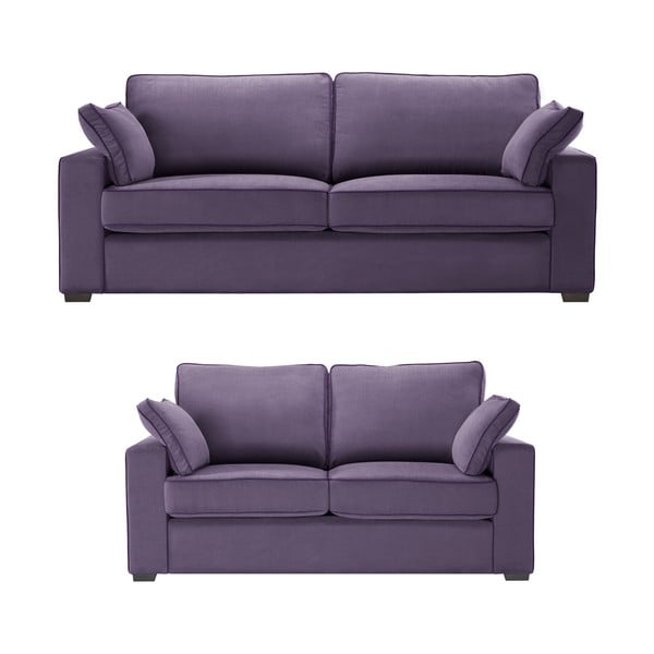 Dvoudílná sedací souprava Jalouse Maison Serena, fialová