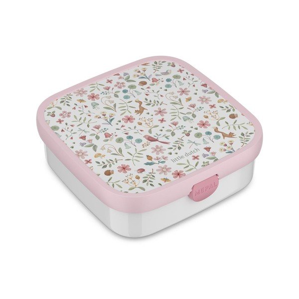 Bílý/růžový plastový dětský svačinový box Fairy Wonders – Mepal