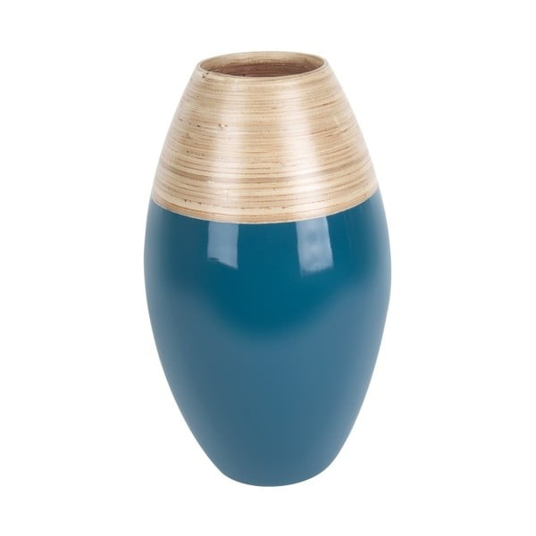 Modrá bambusová váza PT LIVING Bamboo