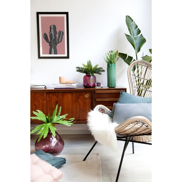 Modrý polštář Surdic Lino, 35 x 50 cm-image-2