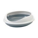 Bílo-šedý kočičí záchod 49x55 cm Savic Figaro – Plaček Pet Products