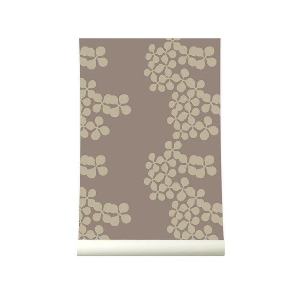 Tapeta Flowerchain Brown-image-1