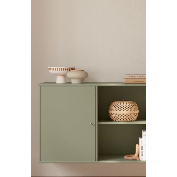 Khaki závěsná komoda 133x61x42 cm Mistral – Hammel Furniture-image-2