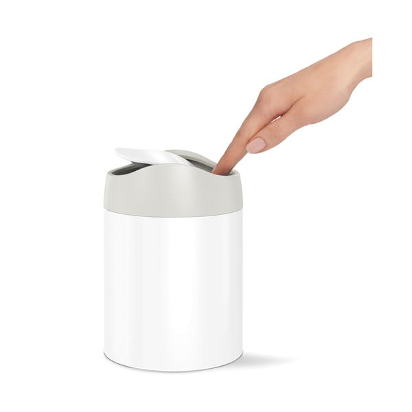 Odpadkový koš z nerezové oceli 1.5 l Mini - simplehuman-image-1