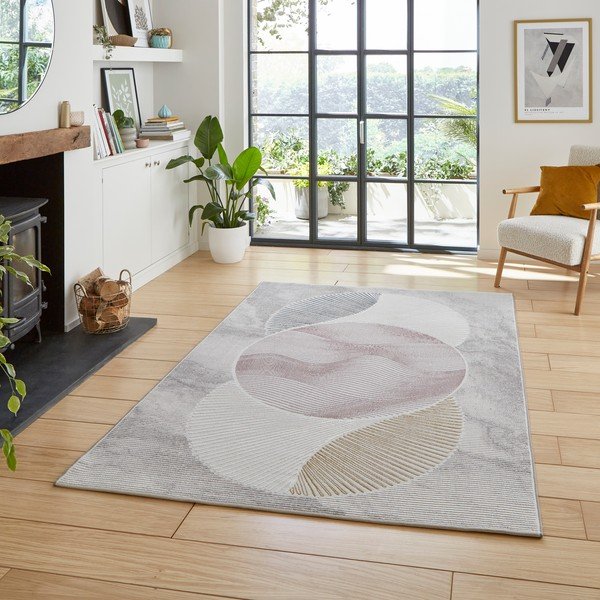 Světle modro-světle růžový koberec 160x230 cm Creation – Think Rugs-image-1