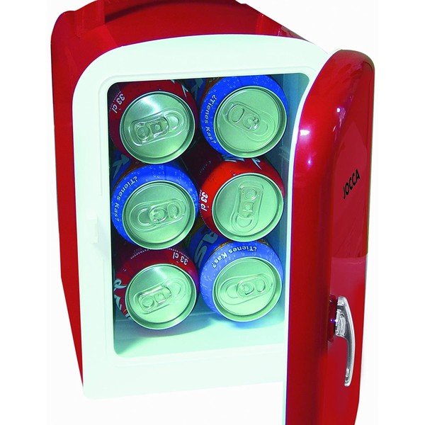 Červená přenosná mini lednička JOCCA Mini, 4 l-image-2
