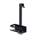 Černá závěsná koupelnová polička z nerezové oceli Bribano – Wenko