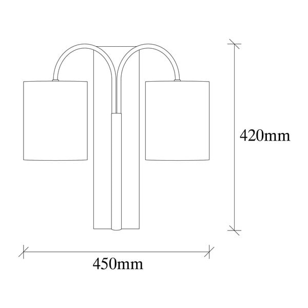 Černé kovové nástěnné svítidlo Opviq lights Aristo-image-3