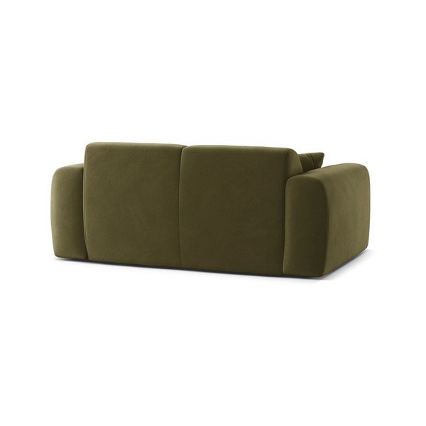 Khaki sametová pohovka 170 cm Molino – Micadoni -image-3