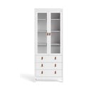 Bílá vitrína 78x199 cm Madrid – Tvilum