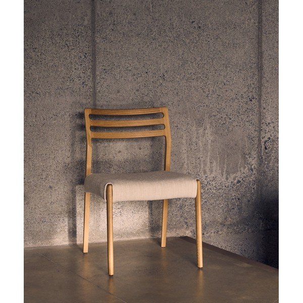 Béžová/v přírodní barvě jídelní židle z dubového dřeva Cudia – Kave Home-image-1