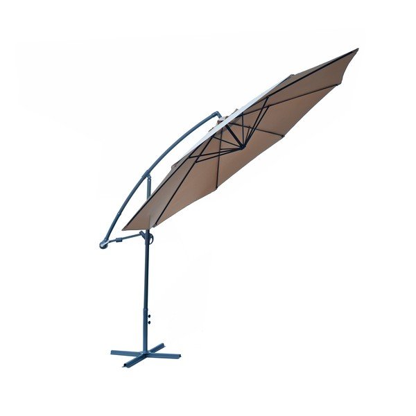 Béžový slunečník ø 350 cm - Rojaplast-image-3