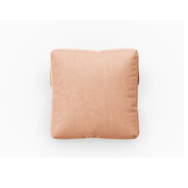 Růžový sametový polštář k modulární pohovce Rome Velvet - Cosmopolitan Design-image-1