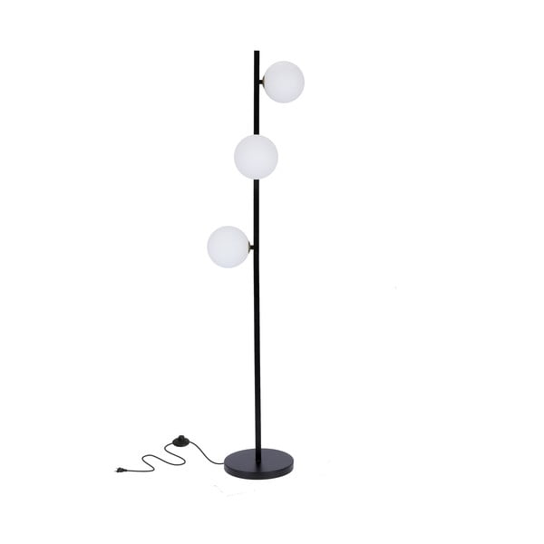 Černá stojací lampa (výška 150 cm) Kama – Candellux Lighting