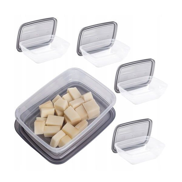 Krabičky na jídlo 5 ks Vedo – Curver-image-3