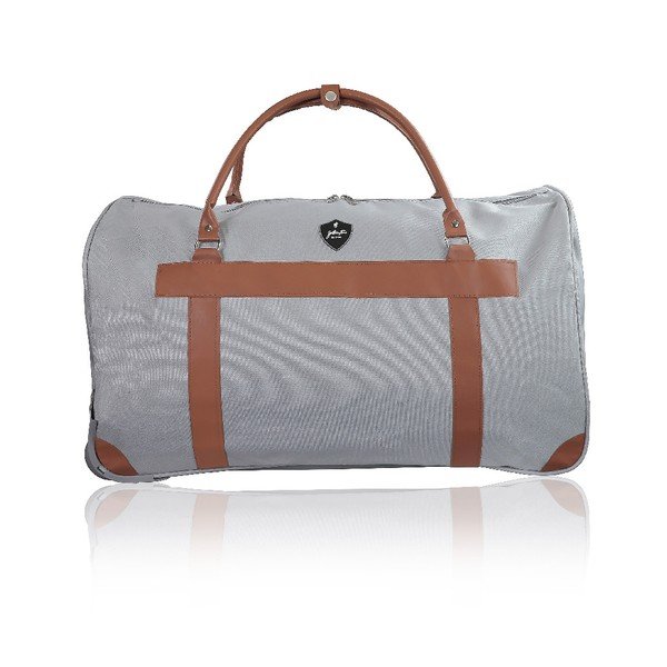 Šedá cestovní taška na kolečkách GENTLEMAN FARMER Oslo, 63 l-image-2
