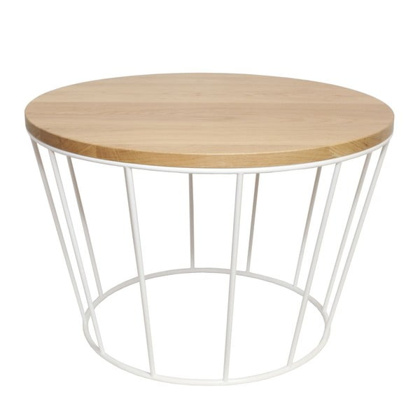 Odkládací stolek Basket White