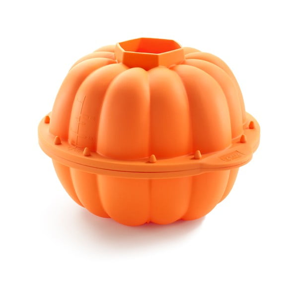 Oranžová silikonová forma na pečení Lékué Pumpkin