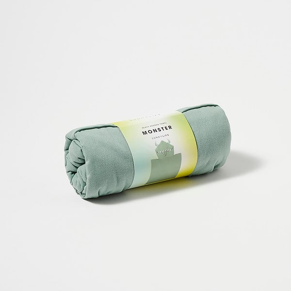Zelená dětská plážová osuška s kapucí Sunnylife Monster, 3-6 let-image-3