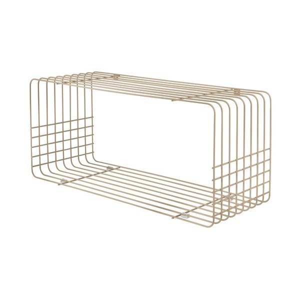 Béžová patrová kovová police 70 cm Wire – Mette Ditmer Denmark