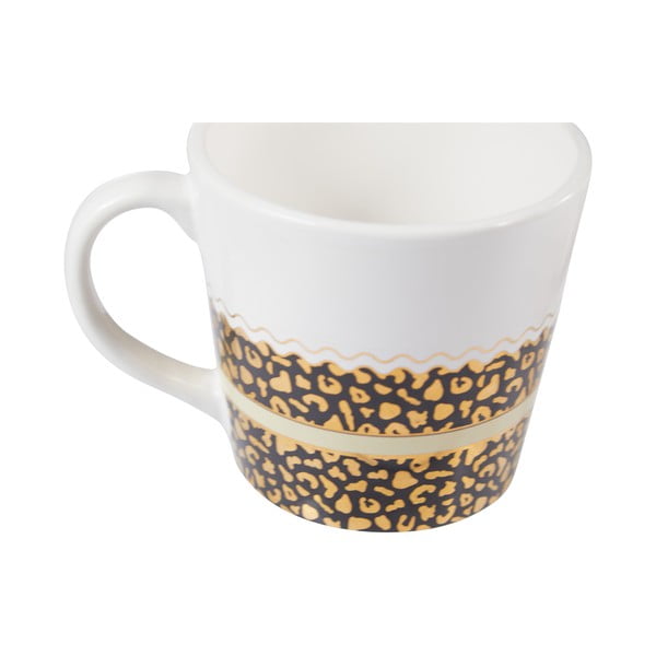 Hrnky z kameniny v bílo-zlaté barvě v sadě 2 ks 300 ml London – Premier Housewares-image-1