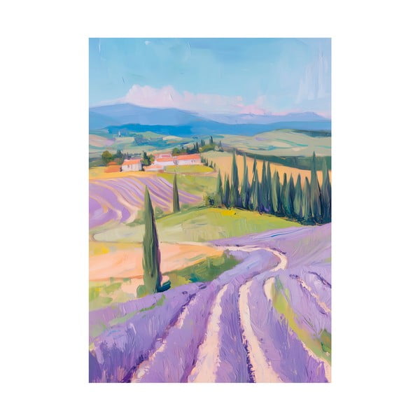 Obraz 70x100 cm Purple Fields – Styler