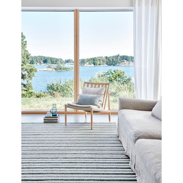 Zeleno-krémový vnitřní a venkovní koberec 70x120 cm Teo Sage – Pappelina-image-1