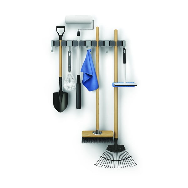 Nástěnné držáky na koště a mop v sadě 2 ks – Metaltex-image-2
