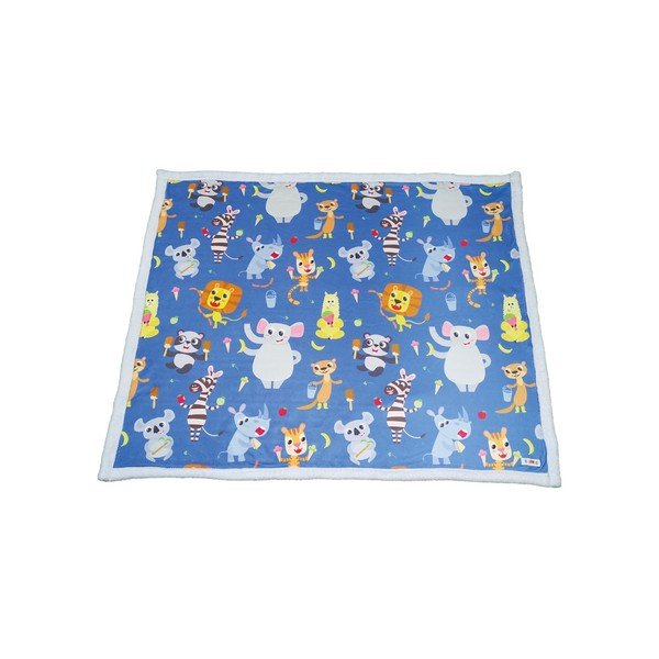 Modrá dětská deka 80x100 cm – OYO kids-image-1