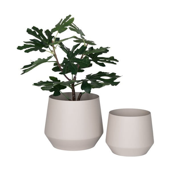 Kovové obaly na květináče v sadě 2 ks ø 25 cm Trofa – House Nordic-image-2