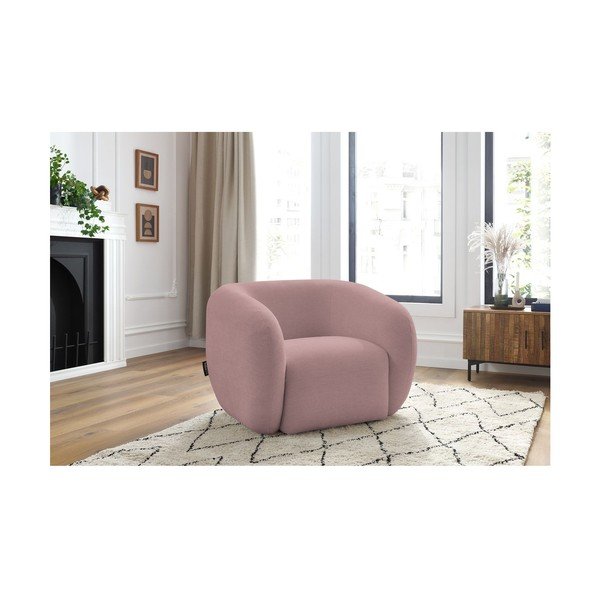 Světle růžové křeslo Celine – Bobochic Paris-image-1