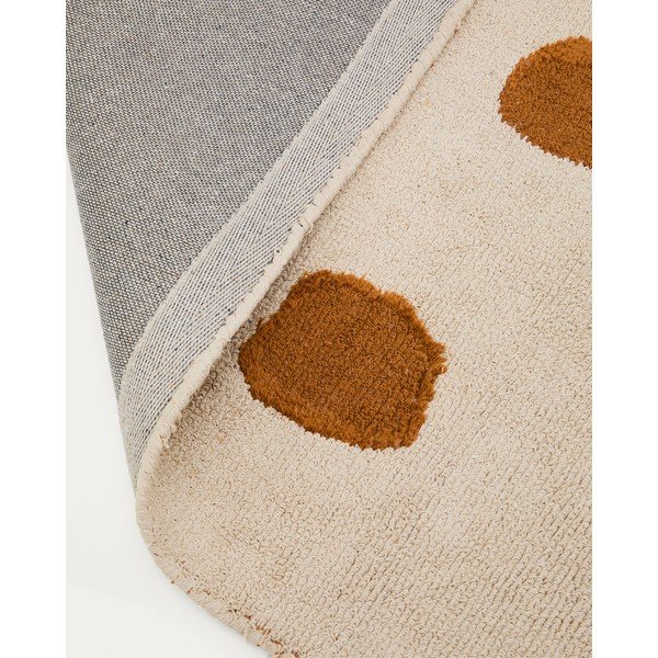 Krémový pratelný/ručně tkaný bavlněný dětský koberec 90x150 cm Tandani – Kave Home-image-4